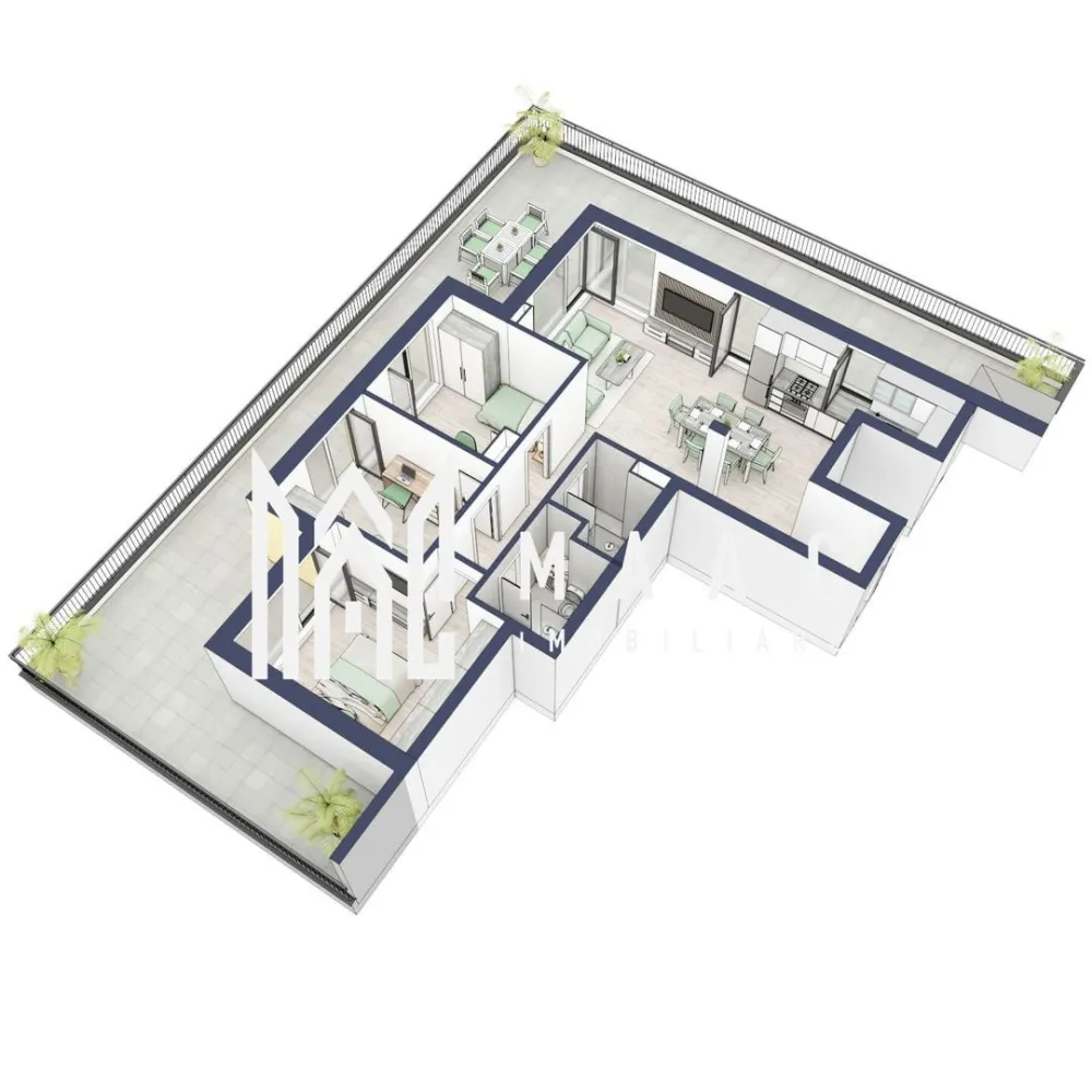 Penthouse 3 camere | Etaj 4 | Balcon 107.2 mp | Turnisor - MAAC Imobiliare are plăcerea de a vă prezenta o oportunitate excepțională de a achiziționa un apartament modern, situat la etajul 4, cu o suprafață totală de 188.3 m², amplasat în noul ansamblu rezidențial GreenHill, zona Turnișor. Acest ansamblu rezidențial, cu finalizare în 2025, oferă locuințe de înaltă calitate și facilități premium, proiectate pentru a satisface cele mai exigente cerințe.

Detalii Apartament:
Suprafața Totală: 188.3 m²

Compartimentare:
Bucatarie + Living - 39,6 m²
Dormitor - 13,4 m²
Dormitor 2 - 13 m²
Baie - 3,9 m²
Baie 2 (WC) - 3,5 m²
Hol - 7,7 m²
Suprafata balcon - 107,2 m²

Caracteristici și Dotări:

Preț cu TVA 21% inclus: € 238.975
Apartamentul se vinde în stadiul de "la alb avansat".

Facilități Premium:
Boxă la subsol: Spațiu suplimentar de depozitare pentru confortul dvs.
Rulouri electrice la dormitoare: Confort sporit și intimitate.
Încălzire în pardoseală: Eficiență termică și confort maxim.
Lift: Acces facil și rapid la etaje.
Terasa: Spațiu exterior generos pentru relaxare.
Baie cu cadă: Design modern și funcționalitate.

Descriere Ansamblu Rezidențial:
GreenHill este un ansamblu rezidențial de lux, situat într-o zonă liniștită și accesibilă din Turnișor. Proiectul a fost conceput pentru a oferi locatarilor un stil de viață modern și confortabil, punând accent pe calitate, design și funcționalitate. Cu o gamă variată de facilități și dotări premium, GreenHill reprezintă alegerea ideală pentru cei care doresc să se bucure de un cămin primitor și elegant.

Apartamentele vor fi intabulate in toamna 2025 si se vor preda in toamna anului 2025.

Pentru Mai Multe Informații și Vizionări
Nu ratați ocazia de a deveni proprietarul acestui apartament deosebit! Pentru mai multe detalii și programări pentru vizionări, vă rugăm să contactați agenții noștri de la MAAC Imobiliare. Suntem aici pentru a vă oferi toate informațiile de care aveți nevoie și pentru a vă ghida în procesul de achiziție.

Apartamentul F35 din Blocul F.

Pentru mai multe detalii, precizati telefonic ca ati vizionat anuntul cu ID: CP2199225.

MAAC Imobiliare - Partenerul Dumneavoastră de Încredere în Imobiliare.