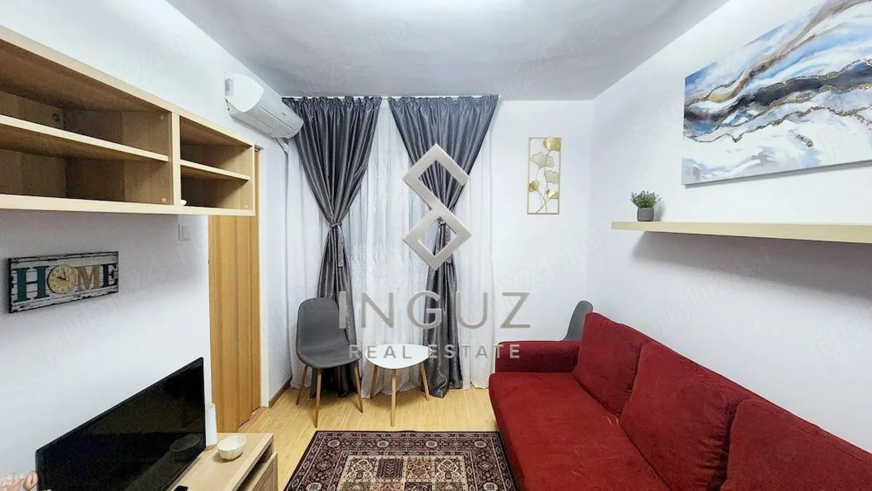 Garsonieră de închiriat – zona Titan | 1 Decembrie 1918 – București - Garsonieră de închiriat – zona Titan | 1 Decembrie 1918 – București

290 € / lună | 18 mp | etaj 9/10

Garsonieră complet mobilată și utilată, ideală pentru locuit pe termen lung, situată într-o zonă foarte bună, lângă Auchan Titan – strada Postăvarului (stradă principală).

• Suprafață: 18 mp
• Etaj: 9 din 10
• An construcție: 1979
• Compartimentare: decomandat
• Mobilată și utilată modern
• Gaz, frigider, TV, mașină de spălat, aer condiționat, ușă metalică
• Bloc reabilitat termic

Preț: 290 € / lună + 1 lună garanție

Comision agenție: 50% dintr-o chirie

Inguz Real Estate