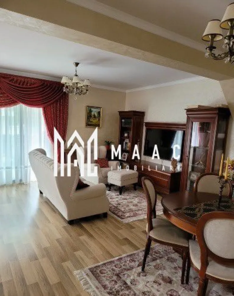 Casa tip Duplex | P+M | 4 camere | 148 MP | Curte | Cisnadie - MAAC Imobiliare va prezinta o casa tip Duplex cu suprafata utila de 148 mp situata in Cisnadie.

Complet mobilată și utilată, situată într-o zonă liniștită în Cisnădie, această proprietate spațioasă, construită în anul 2012, este destinată rezidenței și oferă toate facilitățile necesare pentru un stil de viață modern și confortabil.

Caracteristici:
Suprafață utilă: 148 mp perfect pentru o familie care dorește confort și funcționalitate.

Anul construcției: 2012, realizată cu materiale de calitate și tehnici moderne de construcție, asigurând durabilitate și eficiență energetică.

Încălzire centrală proprie: sistem de încălzire eficient, asigurând confort termic pe tot parcursul anului.

Compartimentare și spații utilitare:
Living spațios: 42 mp ideal pentru momentele de relaxare
Dotat cu șemineu, creând o atmosferă caldă și primitoare.

Dormitoare:
3 dormitoare luminoase, oferind intimitate și confort pentru fiecare membru al familiei.

Băi: 2 băi dotate cu toate facilitățile necesare.

Bucătărie: Complet mobilată și utilată.

Spații utilitare:
Boxă la subsol, debara și WC de serviciu.

Dotări și Finisaje: Casa se vinde complet mobilată.

Scară interioară:
Design modern și funcțional, conectând armonios spațiile de locuit.

Telecomandă poarta acces auto și garaj:
Acces auto facil și securizat, asigurând confortul și siguranța mașinii dumneavoastră.

Amenajare și Facilități Exterioare:
Curte: 100 mp, pavata și amenajată cu plante și arbusti decorativi.

Străzi:
Asfaltate și iluminate stradal, asigurând acces facil și sigur la proprietate.

Pentru mai multe detalii precizati telefonic ca ati vazut anuntul cu ID: CP2043669