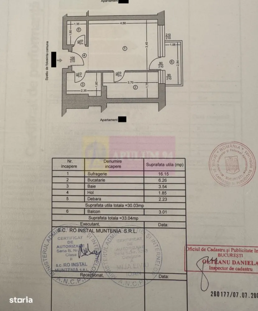 Garsonieră cu balcon Complexul Rasarit de Soare, Titan