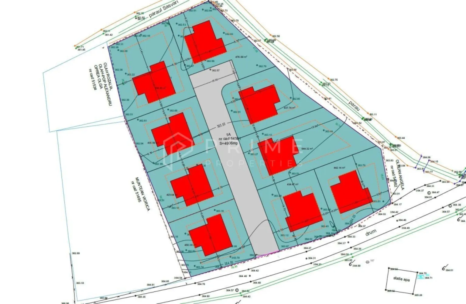 Loturi 424–664 mp, utilități complete, proiect inclus la 8 min de oras - Parcelele tale pentru casă – Sânișor, comuna Livezeni, la 8 minute de Târgu Mureș
Teren intravilan cu proiect inclus și certificat de urbanism valabil
Prime Properties vă oferă spre vânzare parcele de teren intravilan cu suprafețe cuprinse între 424 mp și 664 mp, situate în Sânișor, comuna Livezeni, la strada principală, asfaltată, la doar 8 minute de Târgu Mureș.
Un avantaj major: fiecare lot dispune de proiect de casă individuală inclus și certificat de urbanism recent eliberat (valabil 2 ani) – ceea ce permite demararea rapidă a construcției.

 Locație:
Sânișor – comuna Livezeni
La asfalt, pe strada principală
Stație de autobuz în apropiere
Zonă liniștită, cu panoramă deosebită
Cartier în plină dezvoltare
 Suprafață loturi:
Între 424 mp – 664 mp
 Preț: 50 €/mp

Utilități disponibile:
Apă
Canalizare
Gaz
Curent electric
Toate utilitățile sunt disponibile, facilitând procesul de construire.

Proiect de casă inclus:
Parter:
Hol intrare
Cameră tehnică
Bucătărie
Baie
Living open space + zonă dining
Casa scării
Etaj:
3 dormitoare
Baie
Balcon (pentru 2 dormitoare)
Proiectul este gândit pentru o locuință modernă, practică și potrivită pentru familie.

Avantaje competitive:
Proiect inclus în preț
Certificat de urbanism valabil
Acces direct la asfalt
Utilități complete
Zonă liniștită, aproape de oraș
Potențial excelent pentru investiție
Pentru mai multe detalii sau pentru programarea unei vizionări, vă invităm să ne contactați!
Pentru clienții cumpărători, comisionul este 0%.
La Prime Properties, fiecare tranzacție înseamnă mai mult decât o simplă achiziție – este un proces complet, în care colaborăm cu cei mai buni profesioniști: notari, avocați, designeri, arhitecți, evaluatori, specialiști în certificate energetice, consultanți de credite imobiliare.
Astfel, atunci când alegi o proprietate prin noi, primești la pachet și siguranță, transparență și servicii impecabile pe tot parcursul drumului tău către casa ideală.
Ne dedicăm 100% fiecărui client, iar asta se reflectă în rezultate și în încrederea pe care o primim înapoi prin recomandările lor.
Proprietatea aceasta nu se potrivește exact nevoilor tale?
Lasă-ne să îți găsim alternativa potrivită. Consultantul nostru îți va oferi soluții avantajoase și adaptate stilului tău de viață.
📞 Contactează-ne astăzi. Până acum nu am dezamăgit niciun client – și nu vom începe cu tine.