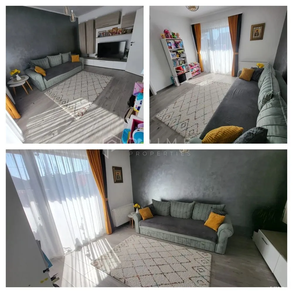Apartament modern cu curte privată – Strada Mărului - Vă propunem spre vânzare un apartament luminos și primitor, cu o suprafață utilă de 68 m², amplasat într-un imobil modern de pe Strada Mărului.

Locuința îmbină perfect avantajele unui apartament la bloc cu intimitatea și confortul unei case, fiind ideală pentru cei care apreciază funcționalitatea, spațiul verde și liniștea.

Apartamentul este situat la parter, oferind acces direct la o curte privată generoasă de 3.832 m², complet împrejmuită și amenajată, ceea ce îi conferă o atmosferă calmă, sigură și potrivită pentru viața de familie.

Compartimentare interioară:
- Cameră de zi luminoasă, ideală pentru relaxare și socializare
- Bucătărie cu zonă de dining, potrivită pentru mesele în familie
- Dormitor spațios
- Două holuri de acces
- Dressing dedicat, pentru organizare eficientă
- Baie complet echipată
- Balcon confortabil, perfect pentru momentele de respiro

Dotări și finisaje:
- Centrală termică proprie
- Aer condiționat
- Clasă energetică A – eficiență și confort termic optim

Facilități exterioare:
- Curte privată de 3.832 m², complet împrejmuită și securizată
- Loc de parcare pavat, cu acces controlat (poartă automată – telecomandă sau apel telefonic)
- Loc de joacă pentru copii: trambulină, leagăn, ladă de nisip și spațiu de recreere
- Zonă amenajată pentru grătar și activități în aer liber
- Trotuare pavate și iluminate, pentru confort și siguranță

Accesibilitate:

Stația autobuzului linia 11 se află chiar în fața blocului, oferind legături rapide către principalele zone ale orașului.
Zona este bine conectată, liniștită și oferă un echilibru ideal între viața urbană și relaxarea cotidiană.

Avantaje principale:
- Apartament bine compartimentat și ușor de personalizat
- Curte privată generoasă, cu facilități pentru relaxare și familie
- Siguranța unei comunități moderne
- Acces facil la mijloace de transport în comun

Preț: ușor negociabil

Un apartament modern, cu aer de casă, care oferă confortul orașului și liniștea unui spațiu privat – locul perfect pentru a numi „acasă”

 La Prime Properties, fiecare tranzacție înseamnă mai mult decât o simplă achiziție – este un proces complet, în care colaborăm cu cei mai buni profesioniști: notari, avocați, designeri, arhitecți, evaluatori, specialiști în certificate energetice, consultanți de credite imobiliare.
Astfel, atunci când alegi o proprietate prin noi, primești la pachet și siguranță, transparență și servicii impecabile pe tot parcursul drumului tău către casa ideală.

Ne dedicăm 100% fiecărui client, iar asta se reflectă în rezultate și în încrederea pe care o primim înapoi prin recomandările lor.
Proprietatea aceasta nu se potrivește exact nevoilor tale?

Lasă-ne să îți găsim alternativa potrivită. Agentul nostru îți va oferi soluții avantajoase și adaptate stilului tău de viață.
📞 Contactează-ne astăzi. Până acum nu am dezamăgit niciun client – și nu vom începe cu tine.
Comision 0% pentru cumpărători