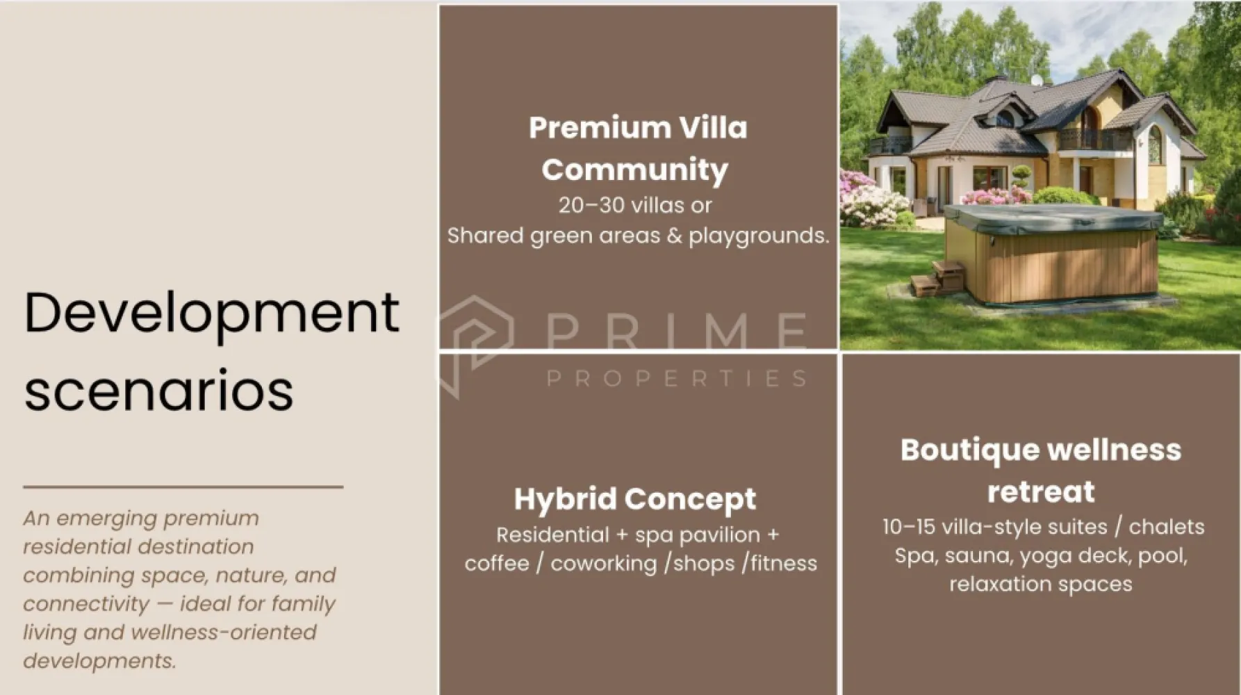 Teren cu potențial multiplu de dezvoltare – Corunca, E60, 17.000 mp - Prime Properties vă propune, în exclusivitate, un teren cu potențial excepțional de dezvoltare, situat în Corunca – pe drumul european E60, la doar câteva minute de Târgu Mureș.

Localizare: Corunca, pe drumul european E60 (Cluj–Târgu Mureș–Brașov)
Suprafață totală: 17.000 mp - configurație flexibilă, posibilitate de parcelare – 10.000 mp parcelă frontală
Regim urbanistic: Intravilan | POT 30% | CUT 0.5 | D+P+1+M
Front stradal: 80 m la E60
Utilități la aproximativ 15 m de teren

Puncte forte ale amplasamentului:
- Zonare clară 
- Toate utilitățile la limita proprietății, conectare ușoară și costuri reduse de dezvoltare
- Formă rectangulară, ideală pentru dezvoltări compacte sau multifuncționale
- Vizibilitate excelentă și acces direct la drumul european E60
- Zonă cu potențial de expansiune, aflată în plină dezvoltare rezidențială și comercială
- Autorizare rapidă 

Scenarii de dezvoltare:
1. Rezidențial & Lifestyle
- Premium Villa Community – 20–30 vile individuale, cu zone verzi comune și locuri de joacă
- Hybrid Concept – ansamblu rezidențial cu pavilion spa, cafenea, coworking, magazine și fitness
- Boutique Wellness Retreat – 10–15 vile sau chaleturi, cu spa, piscină, saună și zonă de relaxare

2. Comercial & Industrial Ușor
- Build-to-suit facility (5.000–8.000 mp) – pentru logistică sau producție ușoară
- Parc multi-chiriaș (multi-tenant park) – unități modulare pentru IMM-uri și furnizori locali

Această teren se adresează:
- Dezvoltatorilor imobiliari interesați de proiecte rezidențiale premium, concepte mixte sau destinații wellness.
- Investitorilor din zona logistică și industrială ușoară, care caută amplasamente cu acces rapid la infrastructură majoră și costuri reduse de dezvoltare.
- Companiilor locale aflate în expansiune (automotive, FMCG, distribuție, energie), pentru care un proiect build-to-suit sau o extindere proprie reprezintă următorul pas firesc.
- Fondurilor de investiții și investitorilor privați ce vizează active cu potențial ridicat de apreciere și valorificare într-o piață regională în plină creștere.