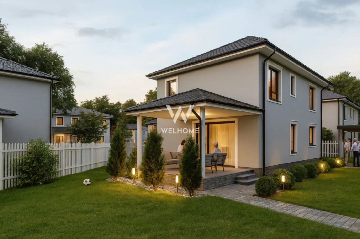 Proiect NOU de case,Sura Mica, Sibiu COMISION 0 - Situat într-un ansamblul rezidențial nou cu 100 de case, tip duplex si individuale, la doar câteva minute de Sibiu, acest duplex poate deveni acasă pentru tine.

- Suprafata utila: 102 mp
- Suprafata teren: 300 mp, curte libera: 219 mp
Compartimentare:
Parter: living, bucatarie, baie, iesire pe terasa de 10 mp.
Etaj: 3 dormitoare, baie, casa scarii.
+ Pod de 61 mp.

- Predare LA ALB la INTERIOR: Pereți tencuiți, gletuiți, plus strat de amorsă, pardoseli cu șapă mecanizată, instalații electrice, tablou electric curenți tari și curenți slabi, instalație sanitară completă, fără obiecte sanitare, centrală termică Ariston de 24 kW, încălzire în pardoseală Uponor, infrastructură cablată pentru termostate, ușă la intrare.
- Casa se preda LA CHEIE la EXTERIOR: Fațade cu tencuială decorativă, tâmplărie din PVC cu 3 foi de sticlă și profil de 5 camere, glafuri la geamuri, pe exterior, contoare de utilități montate la limita de proprietate (apometru, electric, gaz), gard alb în stil american, cu poartă de acces pietonală, 2 locuri de parcare pavate cu dale din beton - în fața casei, alei și trotuare amenajate în jurul fiecărei locuințe.

Caracteristici constructie: Cadre din beton armat, zidărie portantă din cărămidă de 25 cm și compartimentări din cărămidă de 11,5 / 25 cm, duplexurile au perete dublu din cărămidă de 25 cm, cu strat termoizolant între unități, termoizolație cu polistiren de 15 cm, planșeu din beton inclusiv între etajul 1 și pod, acoperiș tip șarpantă din lemn, cu învelitoare din țiglă ceramică gri, terasă acoperită cu țiglă ceramică gri. 

Pret: 155.000 euro + Tva 

* Se accepta plata cu credit ipotecar cu avans minim 25%. 
* Se accepta si plata cu criptomonede.