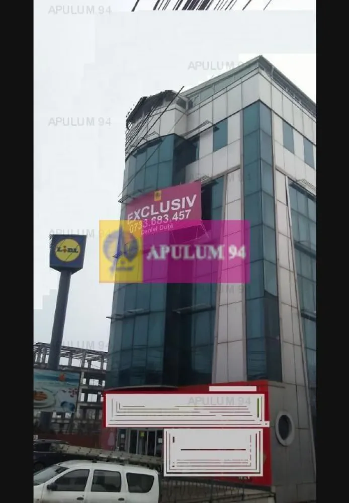 Locul Potrivit pentru afacerea ta - Otopeni- Calea București - Dacă sunteți la momentul în care afacerea dumneavoastră decolează vă invit la Otopeni, dar nu oriunde, ci intr-o cladire cu accces facil și ușor de reperat pentru oricine din București și nu numai, se închiriază Blocul de lângă Lidl de pe DN1 pe sensul spre aeroport. Un Imobil care se preteaza pentru orice activitate. Vă pun la dispoziție peste 2000 mp într-un imobil dispus pe 8 nivele (Subsol+Parter+Mezanin+4etaje+Mansarda), racordat la toate utilitatile
( apa, gaz, curent trifazic), cu acces direct din DN1 și cu 500mp teren pentru parcare plus vecinătate Lidl care oferă parcare gratuită 2h pentru clienți, avem peste 300 mp/nivel (excepție mezaninul cu 130 mp),
Suntem vav de fostele reprezentanțe Ferrari și Aston Martin, la câteva minute de Water Park Otopeni și Therme București, chiar pe drumul principal dintre cele două aeroporturi operaționale ale capitalei (Băneasa și Henri Coandă). Clădirea beneficiază de lift funcțional și fiecare etaj este contorizat separat apă, gaz și curent electric. Spațiile sunt generoase, avem Open-Space cu o priveliște panoramică dar oferim posibilitatea compartimentarii evident fără a se afecta structura de rezistență. Aveți oportunitatea de a închiria acest imobil, mă puteți contacta telefonic pentru vizionări, există flexibilitate și înțelegere pentru orice solicitare în limite rezonabile evident. Daniel, Apulum94.