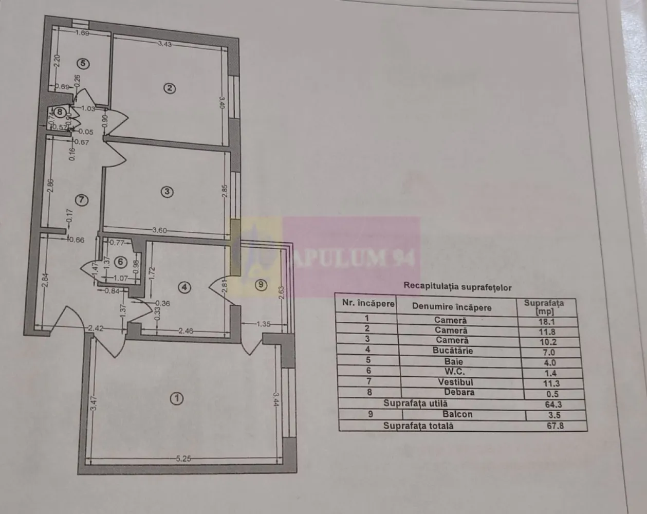 Apartament 3 camere Decomandat Mobilat Complet Colentina- Maior Băcilă