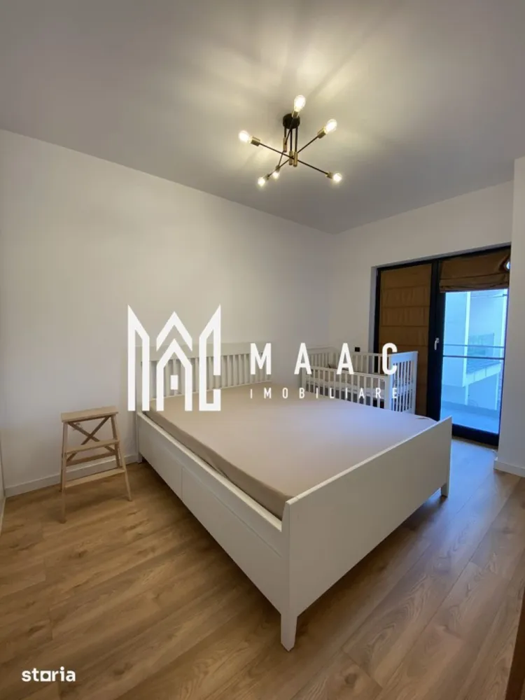 Apartament 2 camere | 54 MPU | Calea Turnisorului (PET FRIENDLY) - MAAC Imobiliare vă propune spre închiriere un apartament modern, luminos și bine compartimentat, situat în zona Neppendorf din Sibiu, într-un imobil prevăzut cu lift și acces facil către principalele puncte de interes ale orașului. Proprietatea este ideală pentru un cuplu sau pentru o persoană activă care își dorește confort, funcționalitate și conexiuni rapide atât către centrul orașului, cât și către autostradă.

Apartamentul are o suprafață utilă de 54 mp, la care se adaugă un balcon cu acces din living, oferind un spațiu confortabil și eficient organizat. Locuința beneficiază de finisaje moderne, încălzire în pardoseală și clasă energetică A, ceea ce asigură un consum redus și un nivel ridicat de confort pe tot parcursul anului.

Compartimentarea este realizată astfel:
-living generos open space cu bucătărie
-dormitor confortabil
-baie spațioasă
-hol de intrare
-balcon cu acces din living

Dotări și avantaje:
-apartament complet mobilat și utilat
-mașină de spălat rufe
-mașină de spălat vase
-frigider
-cuptor electric
-plită electrică
-televizor
-Wi-Fi
-PET FRIENDLY – pisică
-încălzire în pardoseală
-clasă energetică A
-loc de parcare inclus
-imobil dotat cu lift
-zonă liniștită și accesibilă
-acces facil către centrul orașului și autostradă

Condiții de închiriere:
-garanție: echivalentul unei chirii lunare
-disponibilitate: 1 iunie

Pentru mai multe detalii sau pentru programarea unei vizionări, vă rugăm să ne contactați specificând CP3094225.