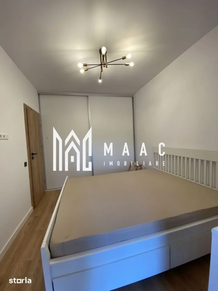 Apartament 2 camere | 54 MPU | Calea Turnisorului (PET FRIENDLY) - MAAC Imobiliare vă propune spre închiriere un apartament modern, luminos și bine compartimentat, situat în zona Neppendorf din Sibiu, într-un imobil prevăzut cu lift și acces facil către principalele puncte de interes ale orașului. Proprietatea este ideală pentru un cuplu sau pentru o persoană activă care își dorește confort, funcționalitate și conexiuni rapide atât către centrul orașului, cât și către autostradă.

Apartamentul are o suprafață utilă de 54 mp, la care se adaugă un balcon cu acces din living, oferind un spațiu confortabil și eficient organizat. Locuința beneficiază de finisaje moderne, încălzire în pardoseală și clasă energetică A, ceea ce asigură un consum redus și un nivel ridicat de confort pe tot parcursul anului.

Compartimentarea este realizată astfel:
-living generos open space cu bucătărie
-dormitor confortabil
-baie spațioasă
-hol de intrare
-balcon cu acces din living

Dotări și avantaje:
-apartament complet mobilat și utilat
-mașină de spălat rufe
-mașină de spălat vase
-frigider
-cuptor electric
-plită electrică
-televizor
-Wi-Fi
-PET FRIENDLY – pisică
-încălzire în pardoseală
-clasă energetică A
-loc de parcare inclus
-imobil dotat cu lift
-zonă liniștită și accesibilă
-acces facil către centrul orașului și autostradă

Condiții de închiriere:
-garanție: echivalentul unei chirii lunare
-disponibilitate: 1 iunie

Pentru mai multe detalii sau pentru programarea unei vizionări, vă rugăm să ne contactați specificând CP3094225.
