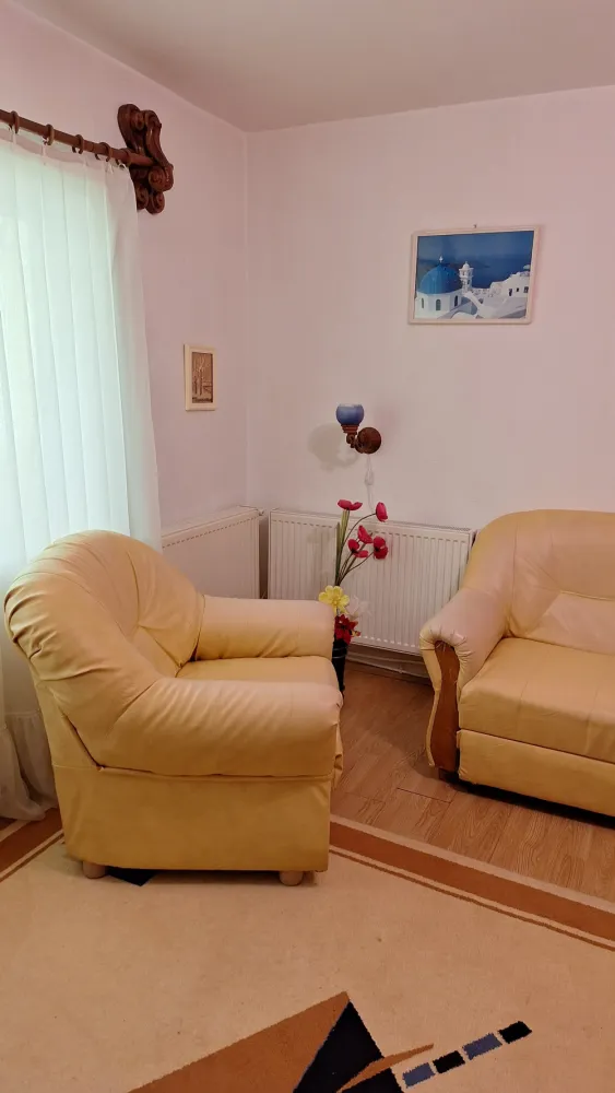 Valea PH apartament 2 camere cu suprafata de 3 - Valea Prahovei, Campina.Mobilat, 2 camere cu suprafață de 3 camere, semidecomandat. Bucatarie foarte mare 11.2 mp. Hol lung la intrare 4.4 mp, sufragerie 19.10 mp, hol mic 1.5 mp din care se intra in dormitor 11.2 mp si baie 4.0 mp. Centrala termica, usa de metal, tv, aragaz, hota, frigider, masina de spalat Acte la zi. Ca si locatie este pe Ec. Teodoroiu, in laterala blocului ANL. Etaj 3 din 4, pe mijloc, izolat pe exterior. Suprafata totala 57.2 mp, utila 52.4 mp. Zona cu supermarket, drogherie, farmacie, scoli, statie mijloc de transport, parc, parcare.Revizia instalatie gaze ( cea de 10 ani) si montare detector, . realizate in dec 2025, ISCIR centrala termica facut in ian 2026, revizia gaze pe scara blocului facuta in martie 2026