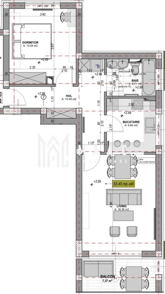 Apartament 2 camere - intabulat, finisat la cheie I Comision 0%