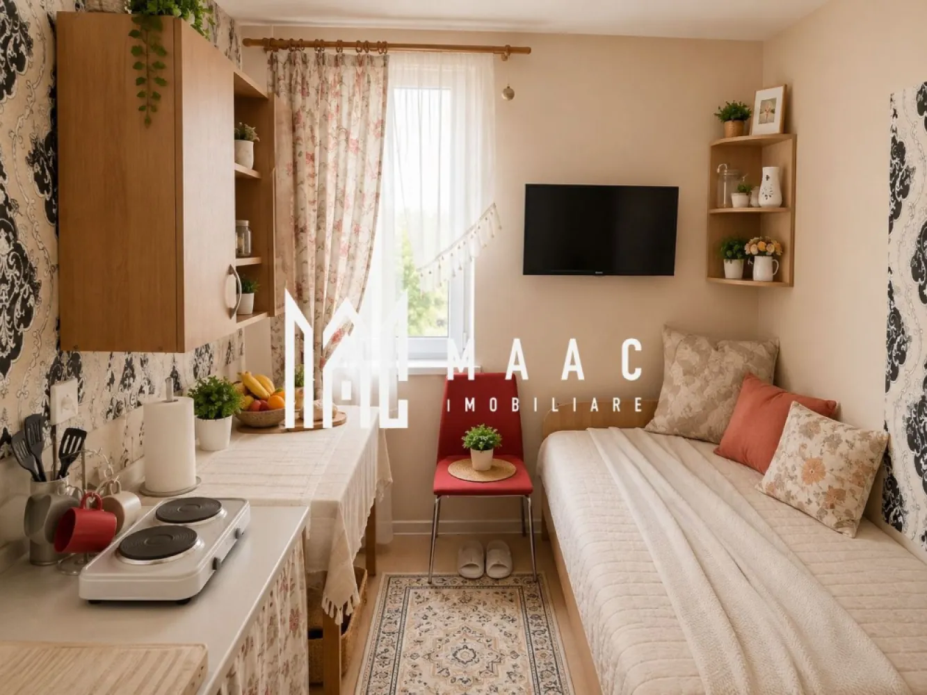 Garsoniera | Parter | 12 MPU | Investitie | Hipodrom 1 - MAAC Imobiliare vă propune spre vânzare 5 garsoniere situate în Sibiu, potrivite atât pentru locuit, cât și pentru investiție sau închiriere.

Garsonierele sunt complet mobilate și utilate, iar prețurile diferă în funcție de compartimentare și dotări.

Detalii proprietăți
Sunt disponibile 5 garsoniere
Camere luminoase și eficient compartimentate
Spații de depozitare
Potrivite pentru o persoană, studenți sau investiție
Compartimentare și facilități

O parte dintre garsoniere dispun de:

baie proprie completă în interior
WC propriu
cabină de duș

Alte unități au:

cabină de duș în cameră
WC la comun pe hol
Dotări și beneficii
Boiler pentru apă caldă
Chiuvetă în cameră
TV
Frigider
Plită electrică
Cuptor cu microunde
Mobilier inclus
Pat
Geam termopan
Ușă metalică
Finisaje:
gresie
faianță
parchet
Avantaje
Complet mobilate și utilate
Costuri reduse de întreținere
Disponibile imediat
Pretabile pentru investiție și închiriere
Prețuri diferite în funcție de dotări și compartimentare
Avantaje locație
Aproape de:
magazine
stații de autobuz
farmacii
centre comerciale
Acces rapid către principalele zone ale orașului

Pentru mai multe informații sau pentru a programa o vizionare, nu ezitați să ne contactați, specificand ID: CP3108385