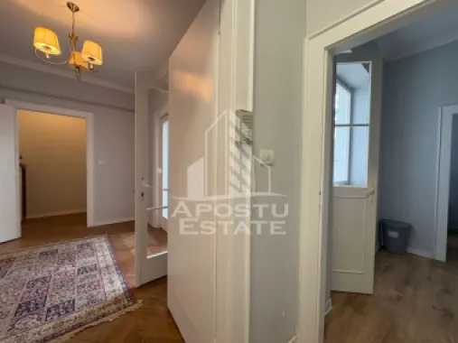 Apartament 3 camere, etaj 1, renovat in Timisoara zona Balcescu.