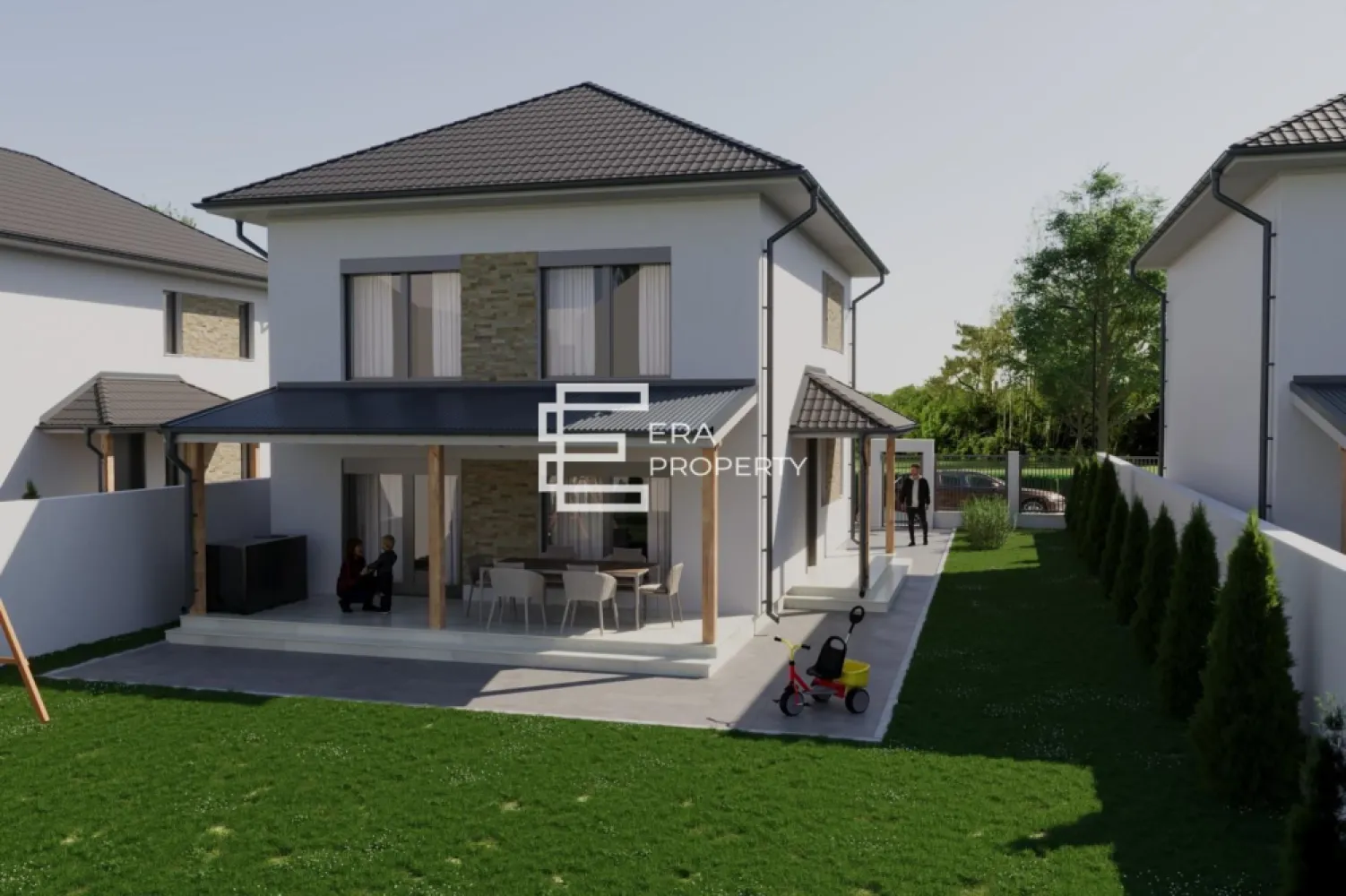 Casă individuală | 4 camere, 3 băi | teren 476mp |Șura Mică (zonă Sala de Sport) - Casă individuală | 4 camere, 3 băi | teren 476mp |Șura Mică (zonă Sala de Sport)

𝐂𝐨𝐦𝐢𝐬𝐢𝐨𝐧 𝟎% 𝐥𝐚 𝐜𝐮𝐦𝐩𝐚𝐫𝐚𝐭𝐨𝐫.

Se oferă spre vânzare casă individuală cu regim de înălțime Parter + Etaj, situată în Șura Mică, într-o zonă rezidențială dezvoltată, cu acces pe străzi asfaltate și iluminat public. Proprietatea dispune de un teren de 475 mp și are termenul de predare în cursul anului 2026.

📐 Detalii Proprietate & Compartimentare
𝐓𝐞𝐫𝐞𝐧 𝐠𝐞𝐧𝐞𝐫𝐨𝐬: 476 mp
𝐒𝐮𝐩𝐫𝐚𝐟𝐚𝐭𝐚 𝐮𝐭𝐢𝐥𝐚: 120 mp
𝐑𝐞𝐠𝐢𝐦 𝐝𝐞 𝐢𝐧𝐚𝐥𝐭𝐢𝐦𝐞: Parter + Etaj+ Pod

𝐂𝐨𝐦𝐩𝐚𝐫𝐭𝐢𝐦𝐞𝐧𝐭𝐚𝐫𝐞 𝐢𝐧𝐭𝐞𝐥𝐢𝐠𝐞𝐧𝐭𝐚 𝐬𝐢 𝐟𝐮𝐧𝐜𝐭𝐢𝐨𝐧𝐚𝐥𝐚:
𝐏𝐚𝐫𝐭𝐞𝐫: hol + casa scării; living: 30.23 mp, cu acces direct pe terasă; bucătărie: 13.60 mp (configurație flexibilă: open-space sau închisă); cămară: 2.80 mp; baie: 5.16 mp.
𝐄𝐭𝐚𝐣: hol; dormitor 1: 13.90 mp; dormitor 2: 12.50 mp; dormitor 3: 12.40 mp; baie 1: 7.20 mp; baie 2: 6.10 mp; 

𝐄𝐱𝐭𝐞𝐫𝐢𝐨𝐫: Terasă acoperită/descoperită de 19.25 mp.

🛠️ 𝐒𝐩𝐞𝐜𝐢𝐟𝐢𝐜𝐚𝐭𝐢𝐢 𝐓𝐞𝐡𝐧𝐢𝐜𝐞 𝐬𝐢 𝐒𝐭𝐚𝐝𝐢𝐮 𝐝𝐞 𝐏𝐫𝐞𝐝𝐚𝐫𝐞:
Casa se predă la stadiul de Alb la interior (cu opțiune de finisare „la cheie”, contra cost) și complet finisată la exterior.

𝐒𝐭𝐫𝐮𝐜𝐭𝐮𝐫𝐚: Placă de beton peste parter (între niveluri).
𝐈𝐳𝐨𝐥𝐚𝐭𝐢𝐞: Termosistem exterior cu vată bazaltică.
𝐓𝐚𝐦𝐩𝐥𝐚𝐫𝐢𝐞: PVC premium, profil 7 camere cu 3 foi de sticlă (tripan).
𝐈𝐧𝐜𝐚𝐥𝐳𝐢𝐫𝐞: Sistem de încălzire în pardoseală instalat pe ambele niveluri (parter și etaj).
𝐂𝐮𝐫𝐭𝐞: Alei pavate și teren amenajat.

Pentru detalii tehnice suplimentare sau programarea unei vizionări, contactați-ne.