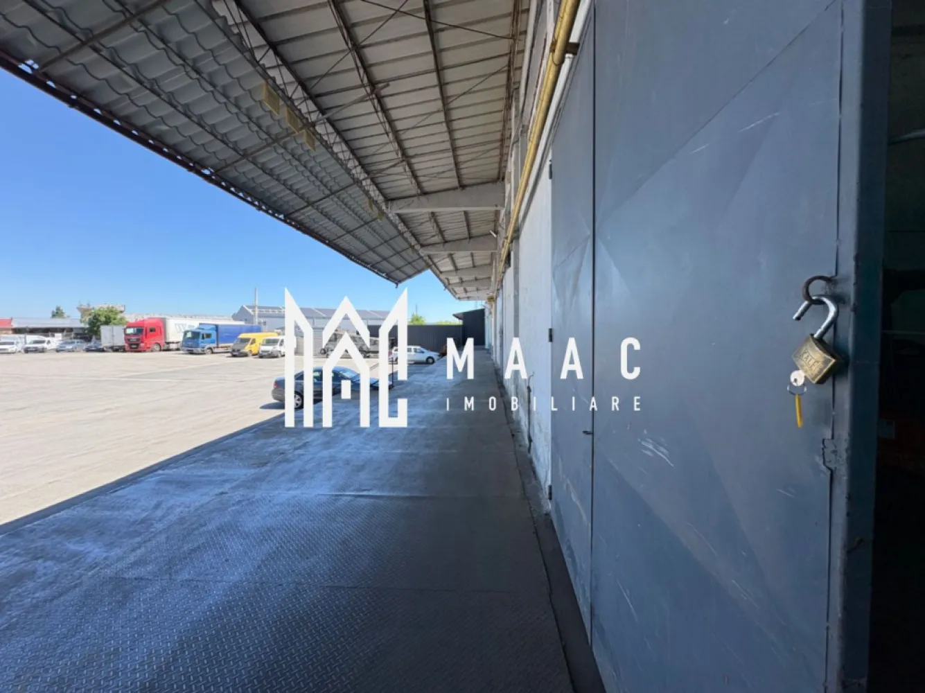 Hală cu rampa tir I 800 mp I Turnisor Sibiu - MAAC IMOBILIARE va propune spre închiriere o Hală .Oportunitate excelentă pentru activități de depozitare, logistică sau producție!

Se oferă spre închiriere hală industrială cu o suprafață de 800 mp, amplasată în zona Turnișor, cu acces facil pentru transport și distribuție.

 Suprafață: 800 mp
 Dimensiuni: 12,5 m lățime x 64 m lungime
 Înălțime utilă: 7,5 m
 Rampă TIR pe o latură a halei
 Rampă pentru autovehicule de până la 3,5 tone pe cealaltă latură
 Acces facil pentru operațiuni de încărcare/descărcare
 Pază inclusă
 Disponibilă imediat

Spațiul este ideal pentru companii care caută o locație funcțională, cu acces rapid și condiții excelente pentru desfășurarea activităților logistice sau industriale.

Pentru detalii suplimentare și programarea unei vizionări, vă rugăm să precizați câ ați văzut anunțul cu ID CP3115615