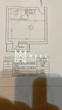 Apartament 2 camere | 49 mpu | Centru |