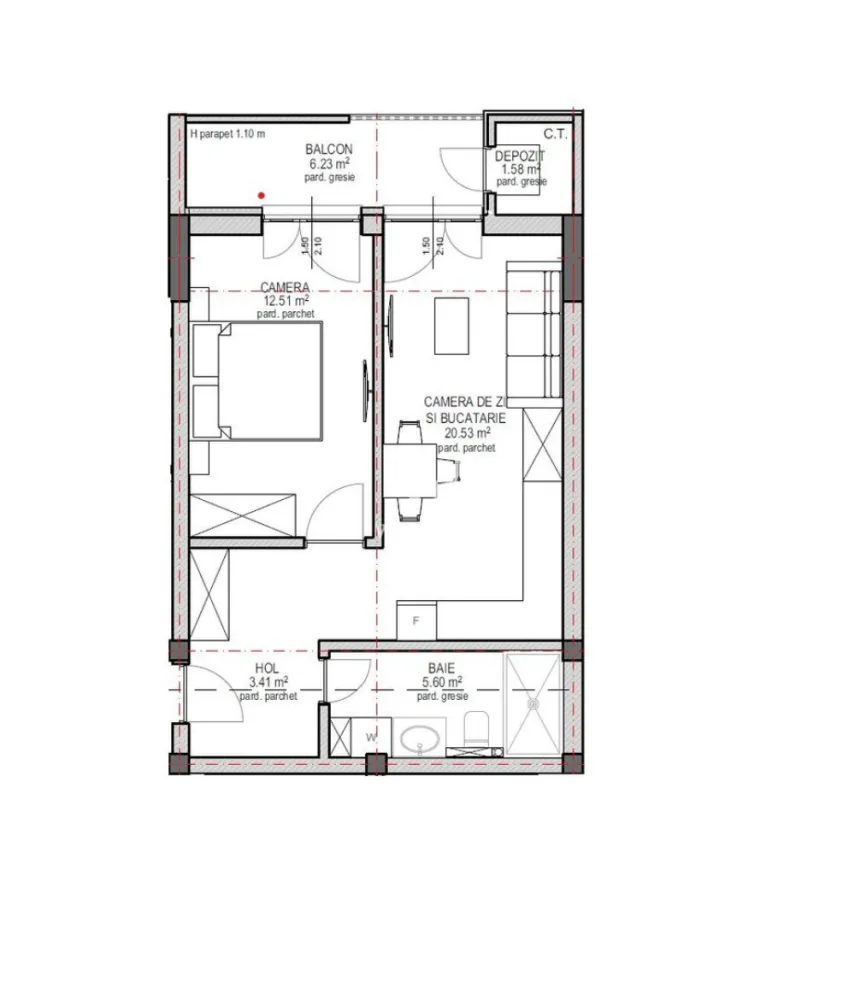 Apartament 2 camere Lacul lui Binder, Sibiu