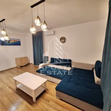Apartament cu 2 camere mobilat cu gradina proprie de 50 mp in Giroc.
