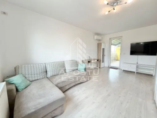 Apartament cu 2 camere mobilat la etajul 2 decomandat in Giroc, asfalt