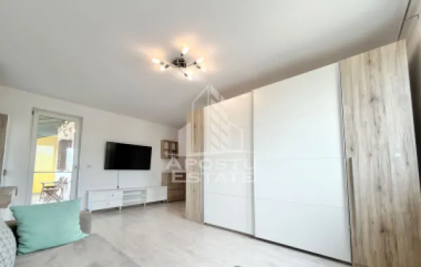 Apartament cu 2 camere mobilat la etajul 2 decomandat in Giroc, asfalt