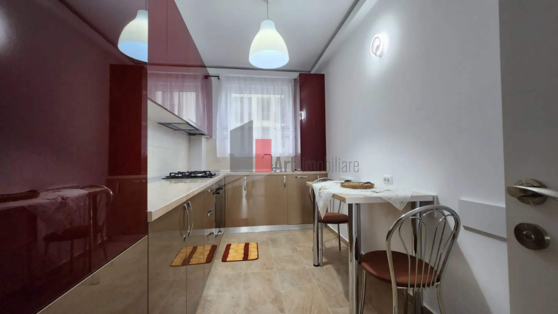 APARTAMENT 3 CAMERE LUX FLOREASCA - Va oferim spre vanzare un apartament de 3 camere decomadate situat in zona Floreasca.
 Se afla intr-un bloc de apartamente construit in anul 2022,la etajul 4 din 9 si detine o 
suprafata de70mp si terasa de 8mp.
 Apartamentul este format din living , 2 dormitoare , bucatarie ,baie, hol, terasa. 
 Apartamentul se vinde mobilat si utilat. 
 In apropiere se afla complexul Promenada si metroul Aurel Vlaicu.
 Pentru alte detalii sau imformatii va rugam sa ne contactati la 0722 371 033.