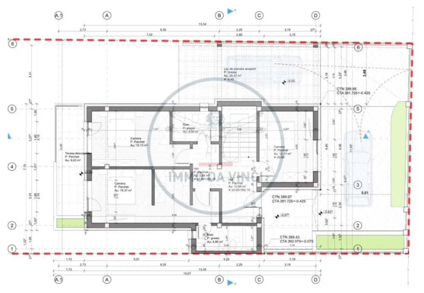 Casa individuala (nu duplex), cartier Iris , str Pomet - Casa individuala de vanzare cu teren 500 mp , suprafata construita 340 mp, suprafata utila 240 mp dispusa astfel: D+P+E
Demisol: living de vara open space , baie, camara, uscatorie
Parter: living, dormitor, baie, hol, balcon
Etaj: 3 dormitoare decomandate, 2 bai, dressing , balcon
Terasa mare la living (20 mp), si terasa mare la demisol (25 mp), cu iesire spre curte/piscina
Garaj de 25 mp
Strada asfaltata, iluminata , la 250m de statia de autobuz
Casa se va preda la stadiul de semifinisat cu peretii tencuiti/gletuiti, incalzire in pardoseala, pompa de caldura, geamuri tripan cu ventilatie , toate instalatile facute
Piscina la cererea clientului
Locatia: str Pomet, zona Auchan Iris , aproape de statie
Alte detalii la nr de tel : 0751428260