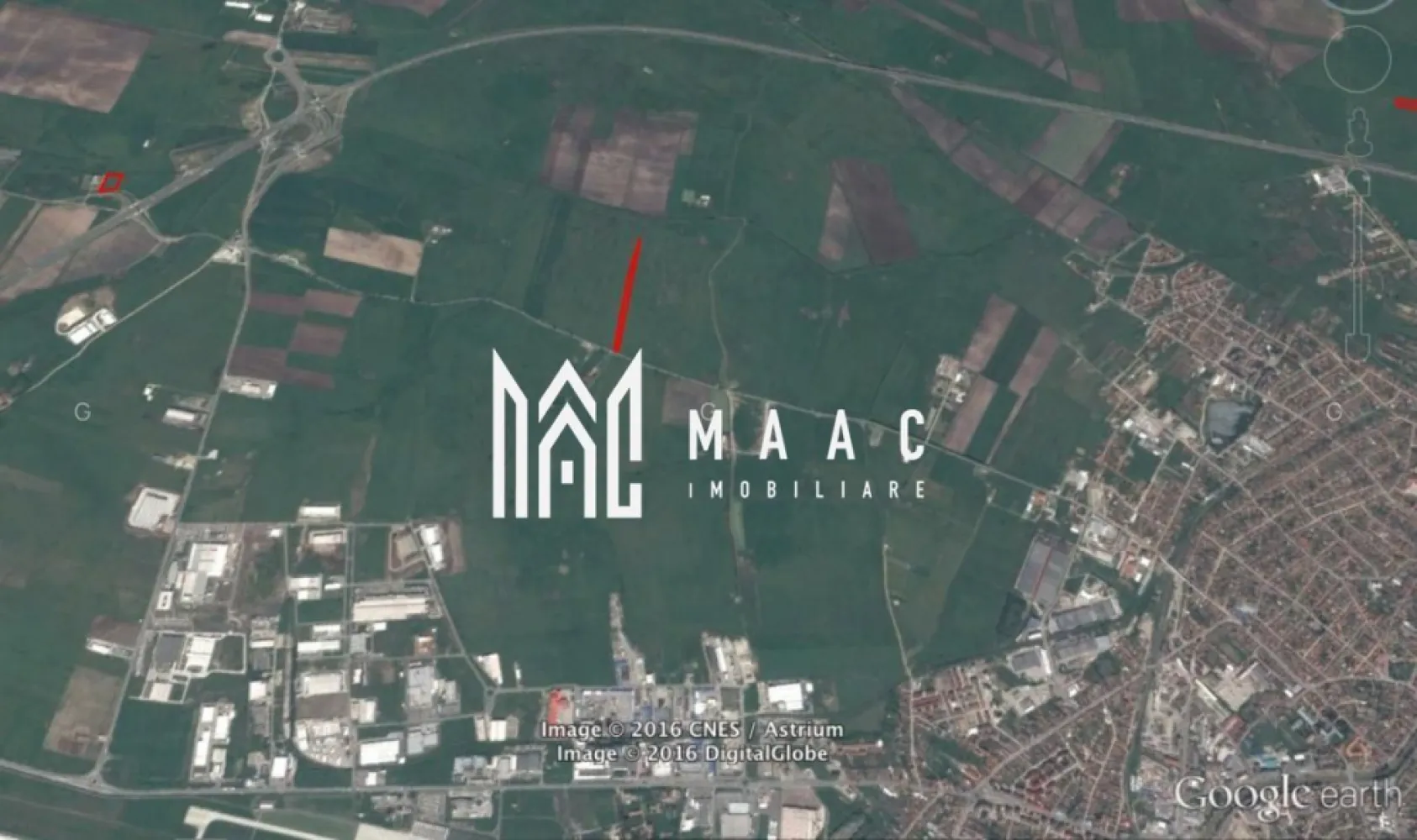 Teren 10.000 mp I Dezvoltare rezidențială I Calea Șurii Mici - MAAC Imobiliare prezintă spre vânzare un teren intravilan cu potențial excelent de dezvoltare, situat pe Calea Șurii Mici din Sibiu – una dintre cele mai dinamice zone imobiliare ale orașului.

Caracteristici principale
- Suprafață totală: 10.000 mp
- Deschidere la drum: 18,3 ml
- Lungime teren: între 626 și 690 ml
- Regim de înălțime permis: P+3+M, conform certificatului de urbanism
- PUZ: poate fi inițiat în funcție de proiectul viitorului cumpărător
- Situație juridică: teren liber de sarcini, proprietar unic

Avantaje și potențial
- Amplasat într-o zonă cu dezvoltări rezidențiale majore: Magnolia Residence, Valletta Park, Kastani Residence
- Potrivit pentru proiecte rezidențiale, mixte sau investiții pe termen lung
- Posibilitate de extindere – terenul alăturat poate fi achiziționat

Proprietatea reprezintă o oportunitate solidă pentru investitori care vizează dezvoltări într-una dintre cele mai căutate zone ale Sibiului.
Pentru mai multe detalii contactați MAAC Imobiliare specificând ID CP2890859.