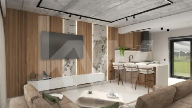 De vânzare casă tip duplex cu garaj în Selimbăr, Sibiu – construcție premium