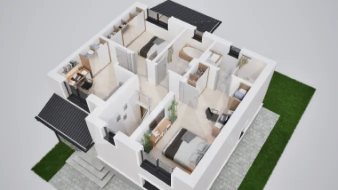 Casa duplex 4 camere in cartier nou Șură Mica