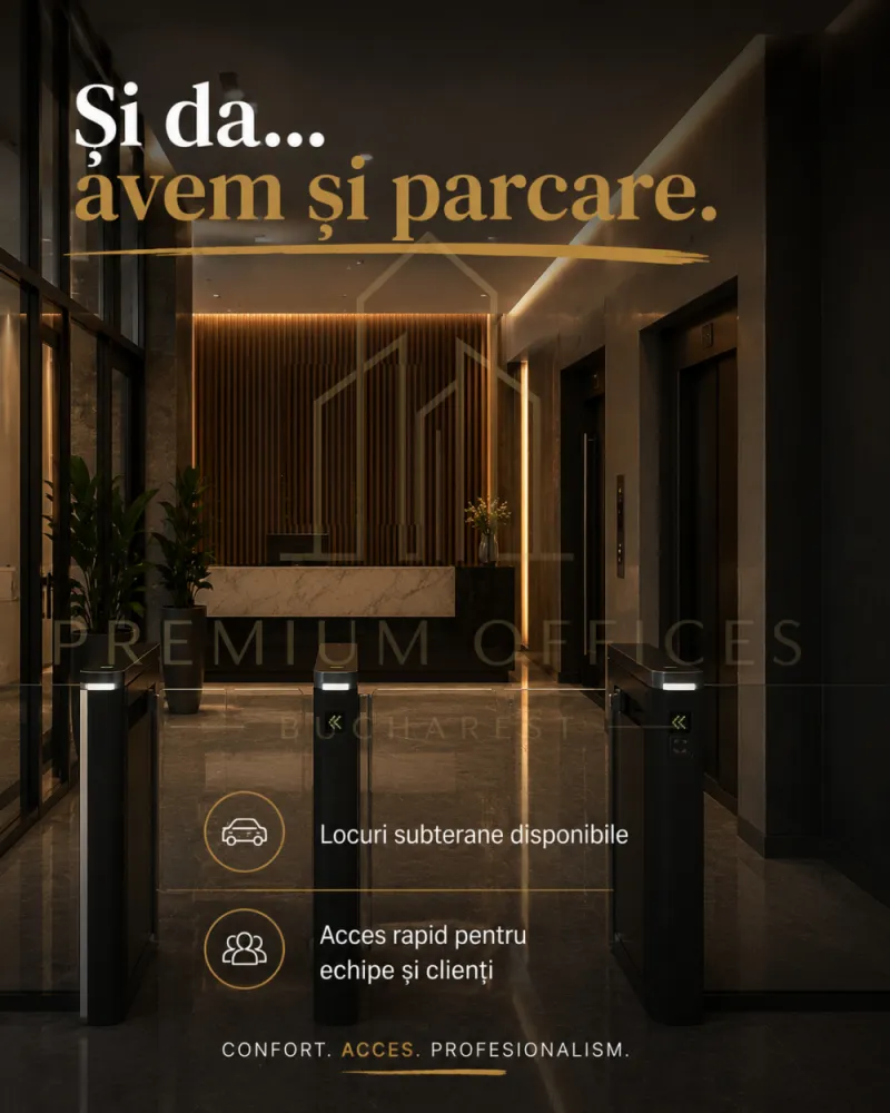 Sector 1, Birouri flexibile Full Serviced – Ready to use - Businessul tau merita mai mult decat un simplu birou.Serviced offices premium, pregatite pentru echipe care vor:✔️ locatie ultracentrala - Calea Victoriei✔️ spatii complet mobilate✔️ acces 24/7✔️ meeting rooms premium✔️ internet de mare viteza✔️ receptie &amp; suport dedicat✔️ lounge &amp; bucatarie complet echipata✔️ parcare subteranaTotul gata de lucru.Fara setup. Fara stres operational.Spatii premium fully serviced, cu configurare personalizata in functie de echipa si tipul de business. Locuri de parcare disponibile separat.✦ Oferta de lansare disponibila pentru o perioada limitata ✦ Zero ComisionVa rugam fara apeluri pentru intermediere sau preluare oferta. Multumim pentru intelegere.📍 Calea VictorieiScrie-ne pe WhatsApp pentru detalii sau o vizionare.#birouVictoriei #birouCaleaVictoriei #officecaleavictoriei #officeBucharest #startup