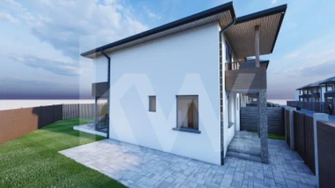 Casa 4 camere 3 bai singur in curte zona Selimbar Sibiu de vanzare