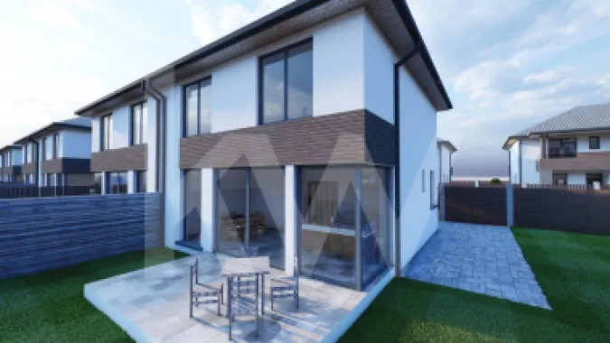 Casa 4 camere 3 bai singur in curte zona Selimbar Sibiu de vanzare