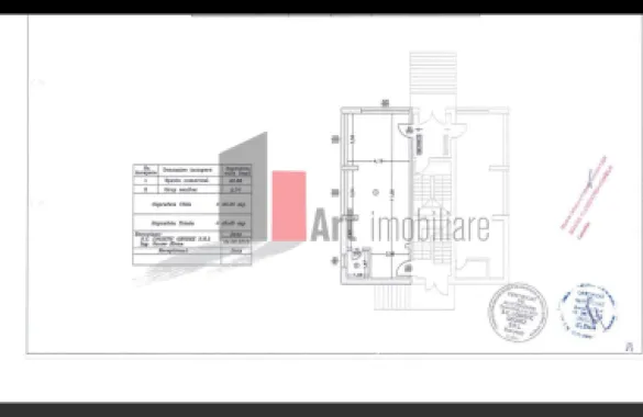 Spatiu comercial 2 etaje stradal, compartimentat, Popesti Leordeni