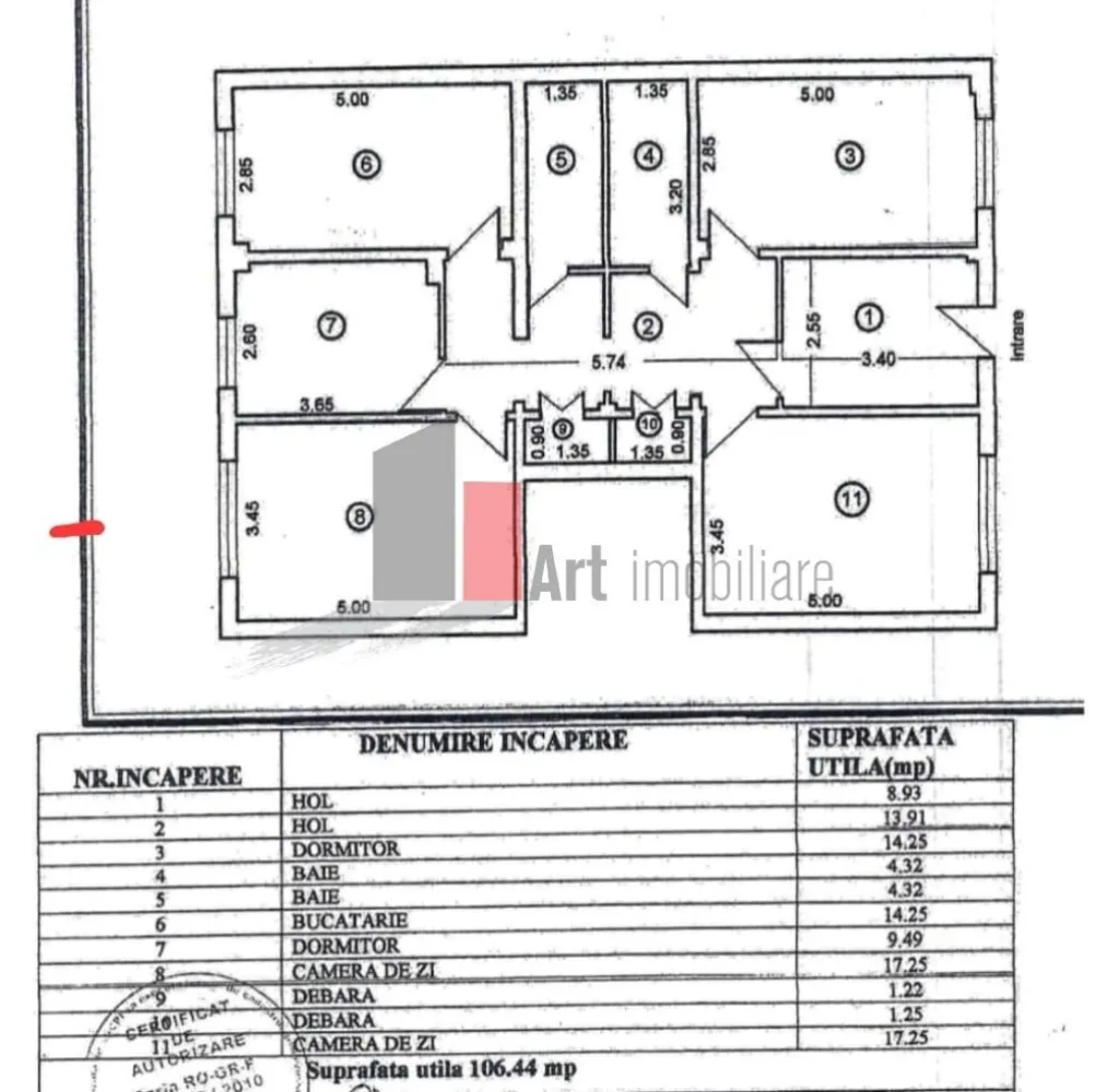 Ap 4 cam Giurgiu decomandat, parter - Va propun spre vanzare un apartament situat in orasul Giurgiu, in Cartierul Tineretului, la parterul unui bloc solid construit in 1986. Cu o suprafata utila impresionanta de 106,44 mp si intrare separata, acest apartament poate deveni locuinta visurilor tale! Caracteristici cheie: Incalzire proprie: Centrala termica si caloriferele trebuie montate, oferindu-ti libertatea de a alege solutia dorita. Contorizare separata: Gestionezi independent utilitatile. Stare „la gri”: Personalizeaza apartamentul exact pe gustul tau! Parcare usoara: Posibilitate de parcare libera pe strada. 
 Nu rata ocazia de a transforma acest spatiu generos intr-un camin modern si personalizat! Pentru mai multe detalii si pentru a programa o vizionare, te invit sa ma contactezi. Sunt aici sa te ajut si sa-ti ofer toate informatiile necesare. 📞 Hai sa discutam si sa vizionam impreuna aceasta proprietate unica!