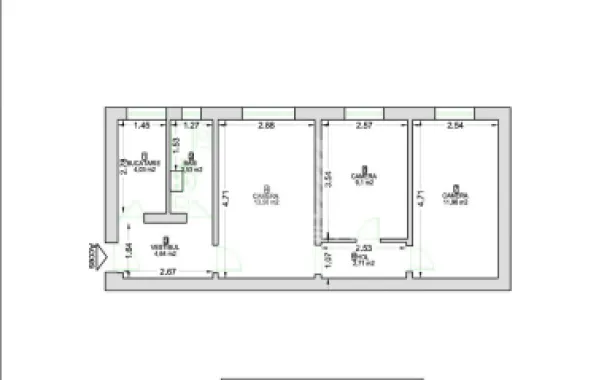 Apartament 3 camere de vanzare, parter, zona Dacia, Timisoara