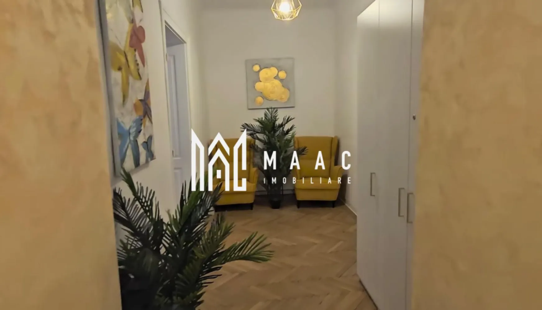 Apartament la casă | 5 camere | 91 MPU | Regim Hotelier | Ultracentral - MAAC Imobiliare vă propune spre vânzare un apartament la casa cu potențial investițional,pretabilă regim hotelier

Proprietatea este intabulată și figurează în documente ca imobil cu destinație rezidențială, fiind ideală atât pentru investiție, cât și pentru locuire multifamilială.

Caracteristici principale:

Suprafață utilă totală: 91 mp 

Compartimentare:

5 camere
2 băi
Casa este împărțită în 2 unități funcționale, aspect ce permite exploatarea eficientă în regim hotelier / închiriere
Singur în curte

Avantaje investiționale:

Configurație ideală pentru regim hotelier, închiriere pe termen lung sau short-term
Curte generoasă, ce permite amenajări suplimentare
Proprietate clar intabulată, cu suprafețe bine definite în acte
Posibilitate de utilizare separată a celor două unități locative

Pentru mai multe detalii precizati telefonic ca ati vazut anuntul cu ID: CP2896651