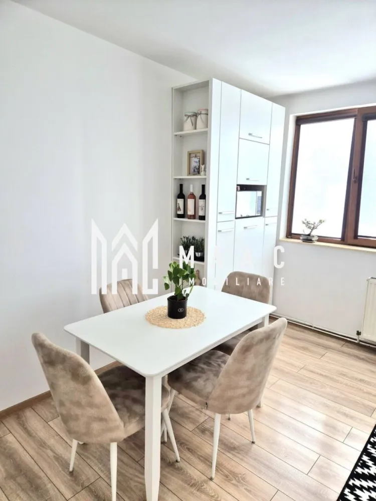 Garsoniera 40 MP | Zona Turnisor Mobilat complet | Balcon 5MP - MAAC Imobiliare vă propune spre vânzare o garsonieră situată în zona Turnișor, cu o suprafață utilă de 40 mp, amplasată la etajul 3 din 4 al unui imobil bine întreținut.

Proprietatea beneficiază de o compartimentare eficientă și dispune de un balcon de 5 mp, oferind un plus de confort și funcționalitate. Garsoniera se vinde complet mobilată și utilată, fiind amenajată cu bun gust și pregătită pentru mutare imediată.

Poziționarea într-o zonă liniștită, în plină dezvoltare, asigură acces facil către puncte de interes precum magazine, mijloace de transport și alte facilități urbane.

Datorită caracteristicilor sale, această proprietate reprezintă o oportunitate atât pentru locuință personală, cât și pentru investiție, având potențial ridicat de închiriere.

Pentru mai multe informații și programarea unei vizionări, vă rugăm să ne contactați.
Vă rugăm specificați CP316393
