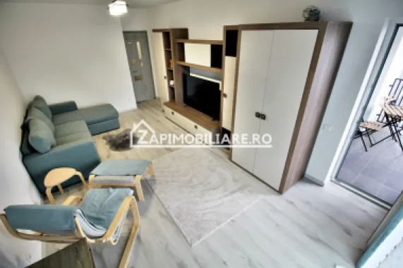 Apartament 1 camera in bloc NOU,46 mp,1 parcare privată