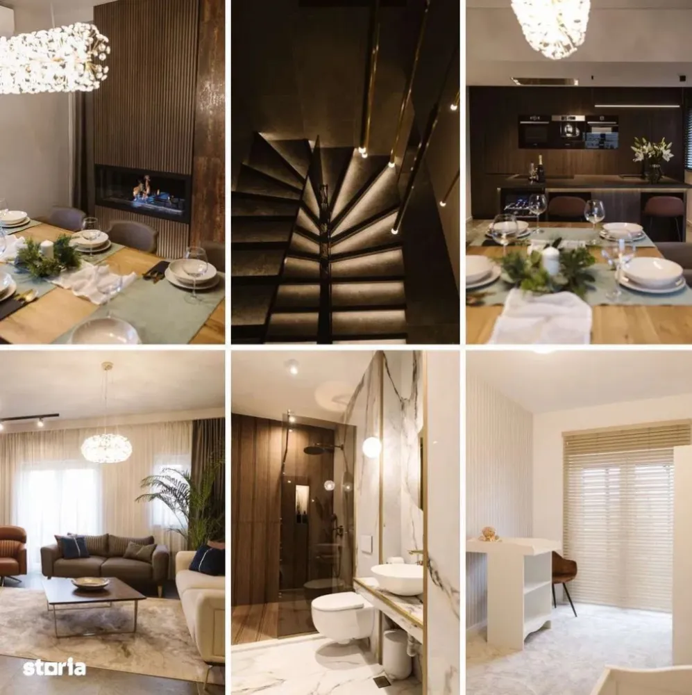 Penthouse Ultra-LUX pe 2 nivele, 119 mp, SPA privat, 3 parcări