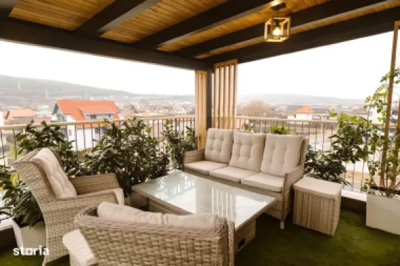 Penthouse Ultra-LUX pe 2 nivele, 119 mp, SPA privat, 3 parcări