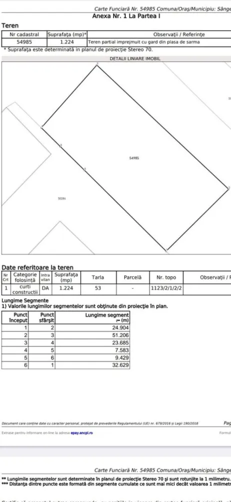 Teren intravilan 1224 mp.Sangeorgiu de Mures zona Lukoil - De vănzare 1.224 mp.teren intravilan in Sangeorgiu de Mures strada Principală zona Lukoil, 
- utilitati aproape de teren
Contact 0774048706 Bogdan
Terenul de 1224 mp.se vinde la prețul de 60 euro mp. 85.500Euro negociabil Comisionul este ZERO!

Contact 0774048706 Bogdan
Dacă vă place această ofertă - sau pentru alte informații sunați la numărul de contact din anunț! 0774048706 Bogdan
Compania Zap Imobiliare vă pune la dispoziție toate informațiile, actele și documentele necesare alături de asistență și consiliere permanentă până la finalizarea achiziției imobiliare