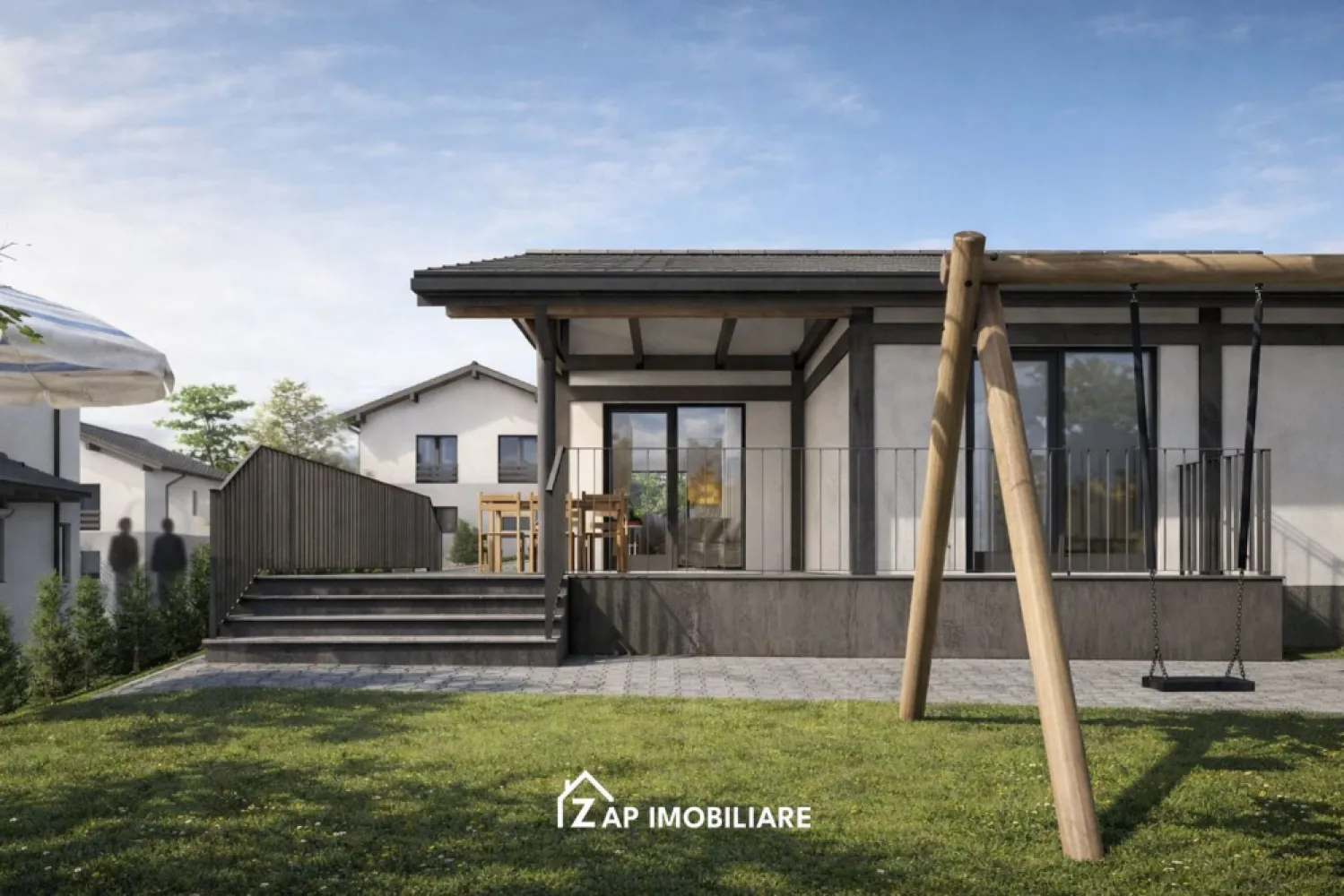Casă Premium, 1 nivel, 4 camere, 700 mp teren, design modern, Livezeni