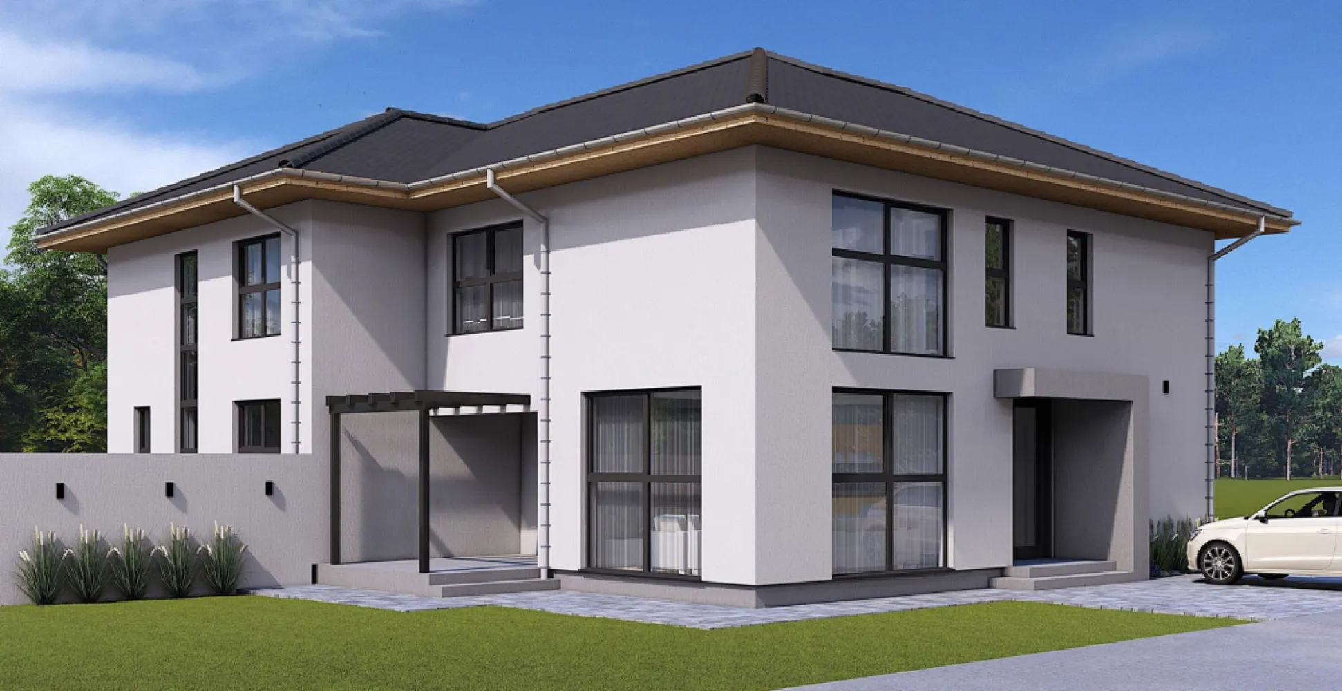 Casa la cheie 4 camere,120 mp,512 mp teren,cu gard si pavaj