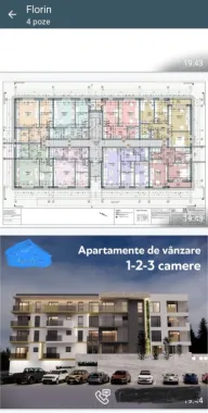 Apartamente in bloc NOU cu 2cam,str.Livezeni,lift, garaj
