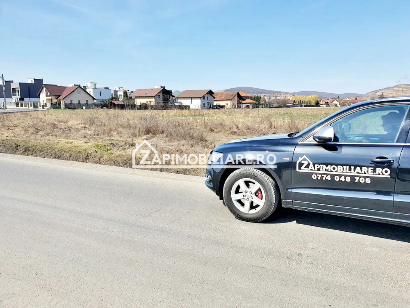 Teren 27.000 mp.deschidere la 2 drumuri ,75 euro mp.