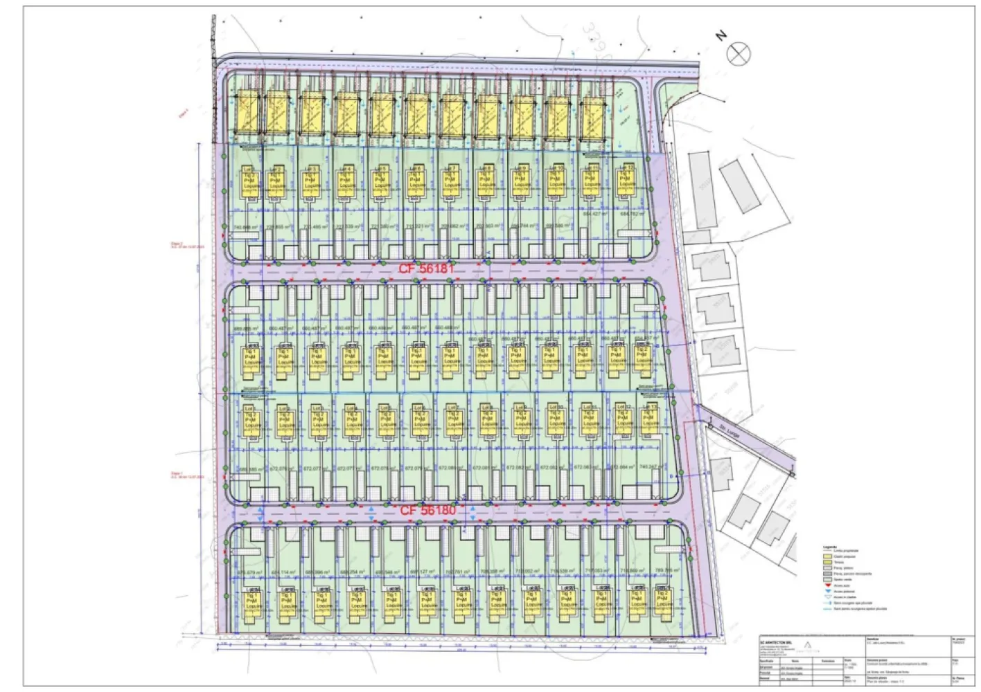 Teren 650mp cu autorizatie de construcției,asfalt,Utilitați