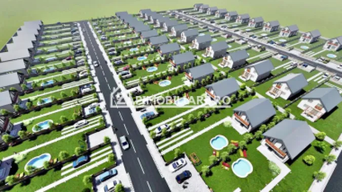 Teren 650mp cu autorizatie de construcției,asfalt,Utilitați