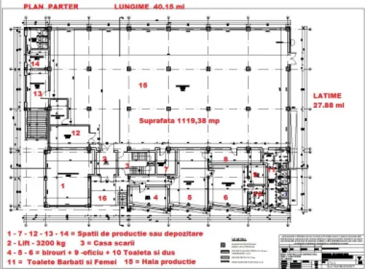 Spatiu de productie,depozit, birouri,3.000 mp.utili,