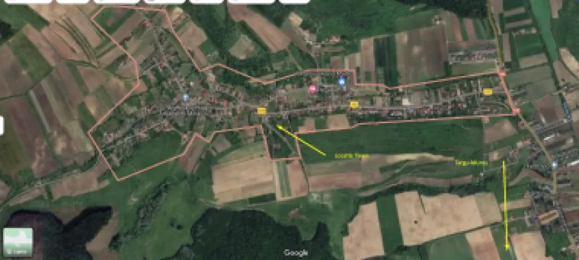 Bardesti - Teren intravilan 1247 mp, toate utilitatile,