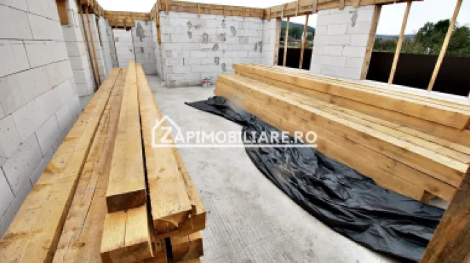 Casa 5 camere pe 1 nivel cu garaj si gard 176mp,1400mp teren