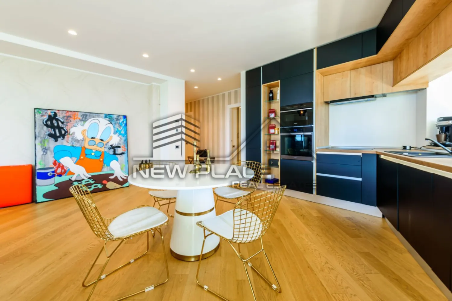 Aviatiei Tower | Vedere libera | Terase 40 mp [+21% TVA] Lux - New Place Real Estate Company va propune spre vanzare un apartament unicat de 3 camere, disponibil la etajul 10, situat in Ansamblul Rezidential Aviatiei Tower by Radacini, un complex rezidential premium, localizat vis-a-vis de Mall-ul Promenada, langa hotelul Marriott Courtyard.

Suprafata utila totala a apartamentului este de 144.12 mp, suprafata construita este 173.19 mp si este compus din living spatios de 30.55 mp, o bucatarie open space de 11.33 mp, un dormitor de 15.23 mp si unul de 11.79 mp, 2 zone de dresing de 4.65 mp si 5.27 mp, o baie de 6.39 mp si una de 3.50 mp, un hol de acces de 15.54 mp si 2 terase superbe, una de 20.11 mp si cealalalta de 14.61 mp. 

Separat se poate achizitiona si un loc de parcare situat la subteranul ansamblului la pretul de 20,000 Eur + TVA.

Aflat intre Calea Floreasca, Barbu Vacarescu si Herastrau, zona beneficiaza de cele mai mari investitii imobiliare din Romania: extinderea Mall-ului Promenada, extinderea Str. Fabrica de Glucoza, urmata de Str. Dimitrie Pompeiu.

Datorita acestor avantaje de localizare, impreuna cu nivelul inalt calitativ al materialelor, dotarilor si finisajelor, Ansamblul Rezidential Aviatiei Tower by Radacini a fost catalogata in Anul 2019 cu distinctia "Prime Property - 1st Investors Choice".

Materialele premium folosite si atentia la cele mai mici detalii fac din aceste apartamente unele cu mult peste ce se gaseste in piata la ora actuala. De la incalzirea in pardoseala cu sistem de reglaj individual in fiecare camera, pana la video interfon, totul se poate monitoriza de pe telefon.

Materialele de calitate superioara, finisajele atent selectate si executate, totul va va oferi eleganta in cautarea careia v-ati aflat mereu:
* Parchet triplu stratificat, de inalta calitate;
* Produse sanitare premium marca Vitra;
* Placi ceramice marca Porcelanosa.
* Tamplarie exterioara Shuco aluminiu cu sticlă Low E și 4 Seasons;
* Fatada ventilata ceramica;
* Sisteme de reglaj a temperaturii in fiecare camera;
* Vata minerala pentru un plus de izolare termica si acustica;
* Sisteme de aer conditionat multisplit;
* Ascensoare Schindler pentru 9 pasageri.

Paza si supraveghere video 24/7.

Pentru mai multe detalii sau oferte similare, nu ezitati sa ne contactati.

Aceasta oferta apartine New Place Real Estate Company.
